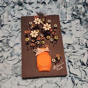 Blooming Nails Floral Wall Art